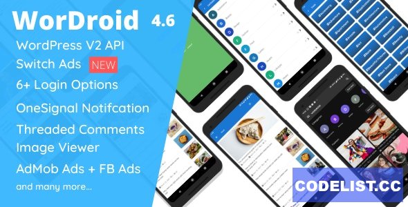 WorDroid v4.6 - Full Native WordPress Blog App For Android