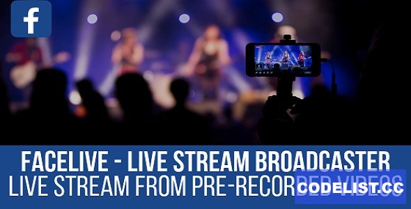 FaceLive v1.1.0 - Live Stream Broadcaster Plugin for WordPress