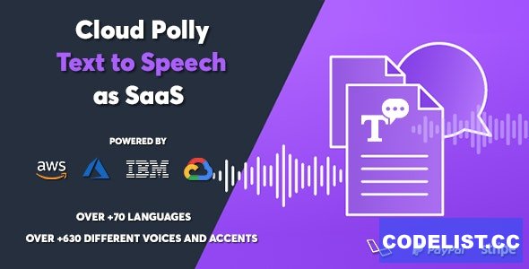 Cloud Polly v1.0.1 - Ultimate Text to Speech as SaaS - nulled