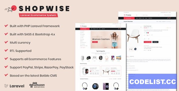 Shopwise v1.12 - Laravel Ecommerce System