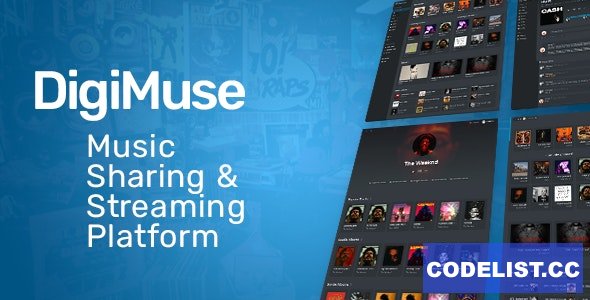 DigiMuse v1.11 - Music Streaming Platform