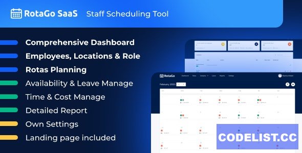 RotaGo SaaS v5.1.0 - Staff Scheduling Tool