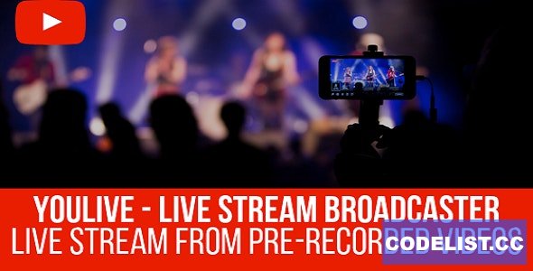 YouLive v1.1.1 - Live Stream Broadcaster Plugin for WordPress