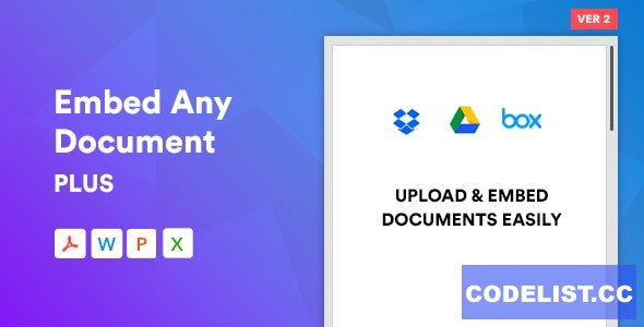 Embed Any Document Plus v2.8.1 - WordPress Plugin
