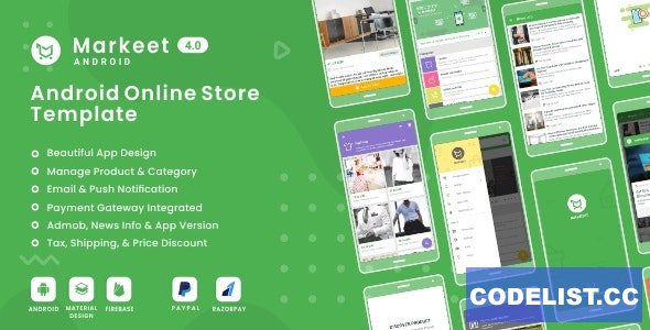 Markeet v4.0 - Ecommerce Android App