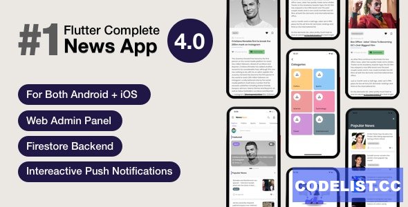 News Hour v4.0.2 - Flutter News App with Admin Panel