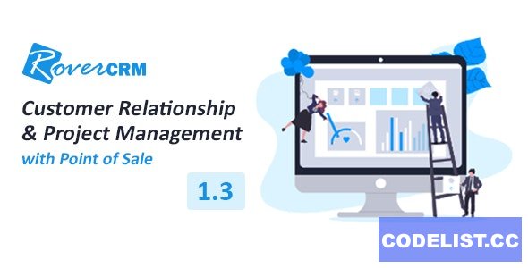 RoverCRM v1.3 - Customer Relationship And Project Management System