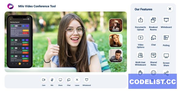 Milo v1.0 - Video Conference (Web + iOS + Andriod)