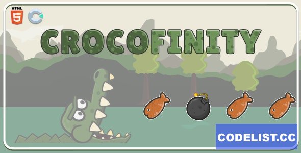 Crocofinity v1.0 - HTML5 Casual game