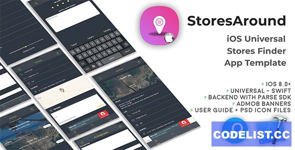StoresAround - iOS Universal Store Finder App Template (Swift) 20 July 2021