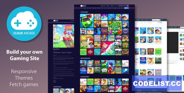 CloudArcade v1.2.3 - HTML5 / Web Game Portal CMS