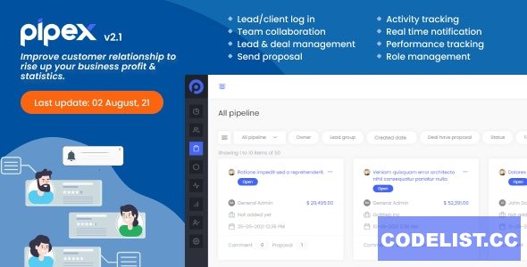 PipeX CRM v2.1 - nulled
