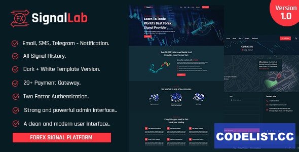 SignalLab v1.0 - Forex And Crypto Trading Signal Platform - nulled