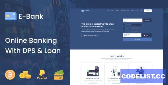 E-Bank v1.2 - Complete Online Banking System With DPS & Loan