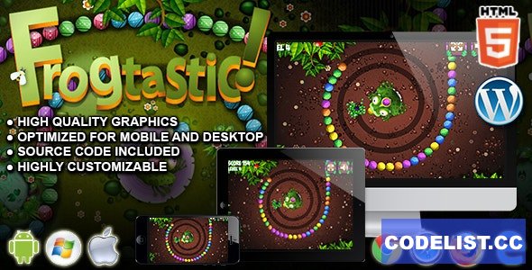 Frogtastic - HTML5 Puzzle Game