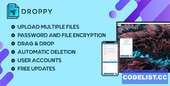 Droppy v2.3.6 - Online file transfer and sharing - nulled