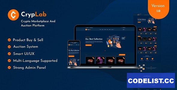 CrypLab v1.0 - Crypto Marketplace And Auction Platform