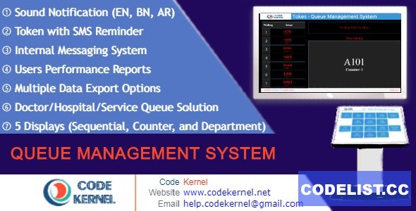 Token v4.1.0 - Queue Management System - nulled