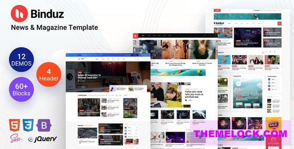 Binduz v1.0 - Newspaper Blog Template