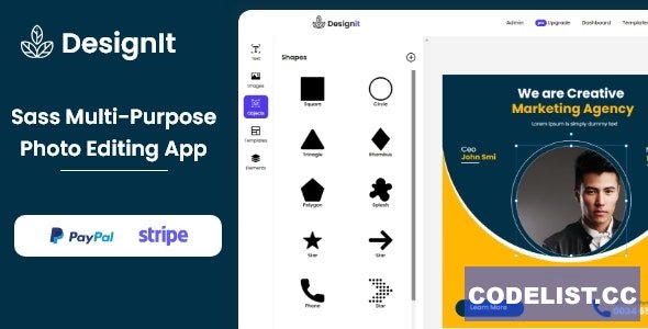 Designit v0.1.0 - Saas Photo Editor