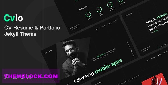 Cvio v1.0 - CV Resume & Personal Portfolio Jekyll
