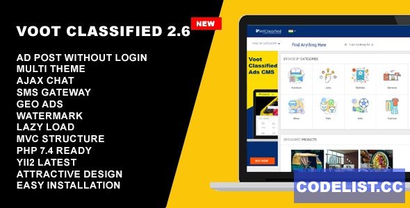 Voot Classified v2.6 - Classified Ads CMS