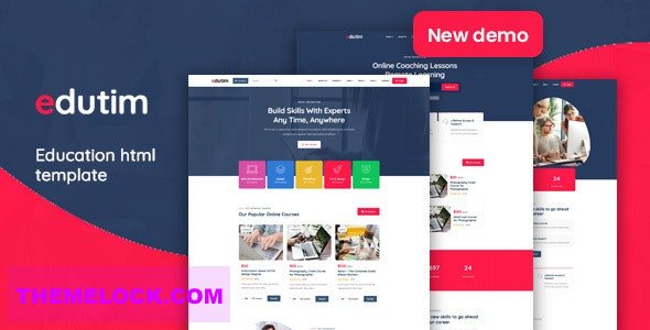 Edutim v1.0 - Education LMS Html Template