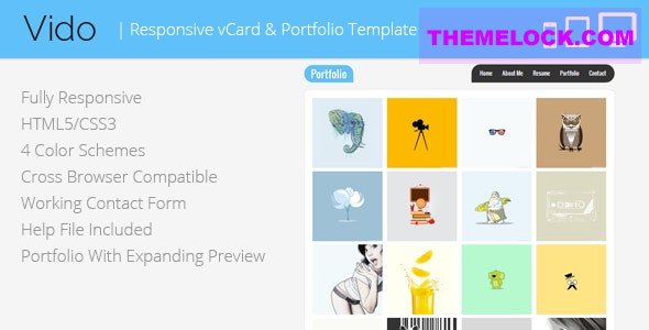 Vido v1.0 - vCard Template