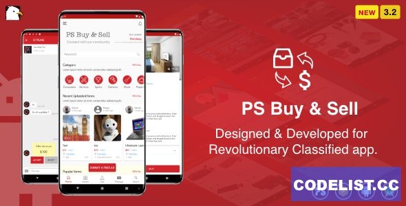 PS BuySell v3.2 - Olx, Mercari, Offerup, Carousell, Buy Sell Clone Classified App