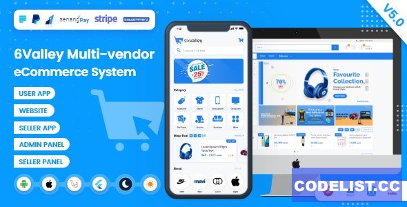 6valley v5.0 - Complete eCommerce Mobile App, Web, Seller and Admin Panel - nulled