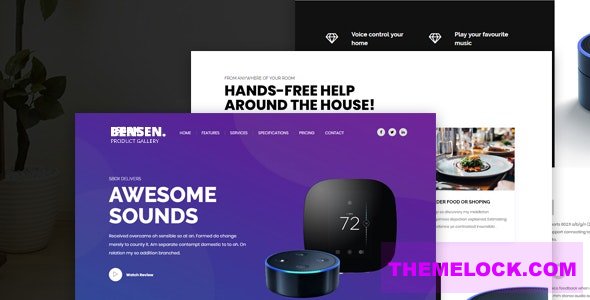 Bensen v1.0 - Single Product Landing Template