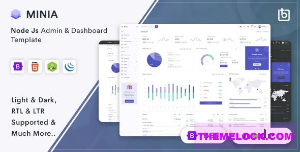 Minia v1.0 - NodeJS Admin & Dashboard Template