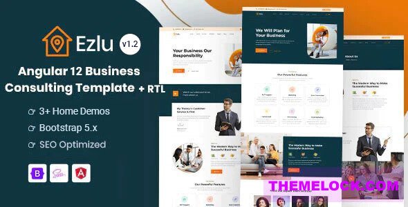 Ezlu v1.2 - Angular 12 Business Consulting Template
