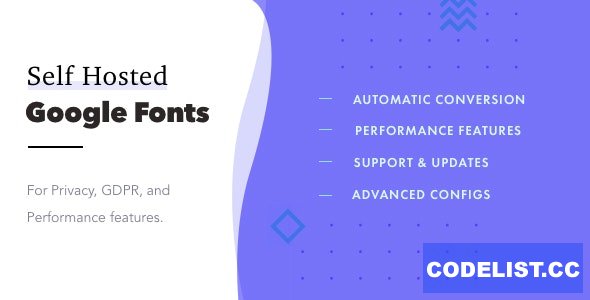 Self-Hosted Google Fonts Pro v1.0.1