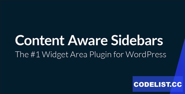 Content Aware Sidebars Pro v3.16.2