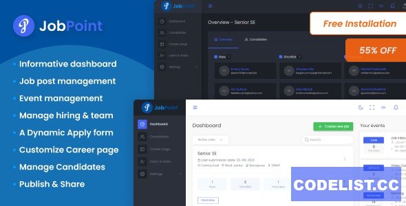 JobPoint v1.4 - Recruitment Management System - nulled