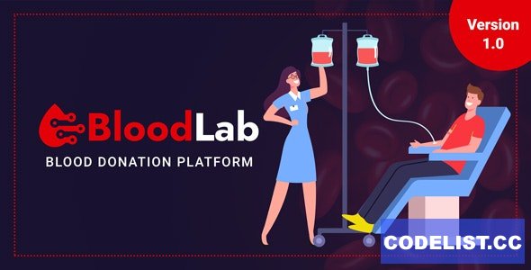 BloodLab v1.0 - Blood Donation Platform