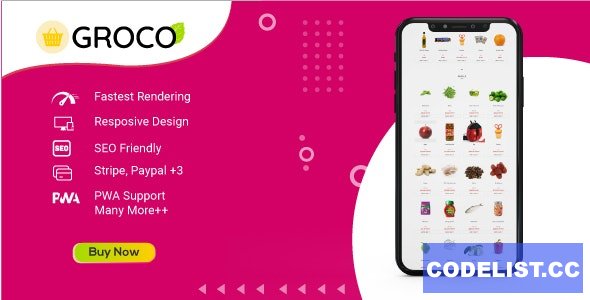 Groco v1.0 - Vue Laravel Ecommerce System