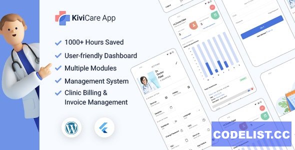 KiviCare Flutter 2.0 App v3.5.0 - Clinic & Patient Management System