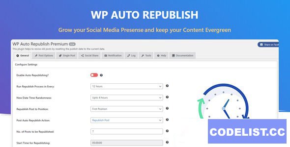 WP Auto Republish Premium v1.2.5.1