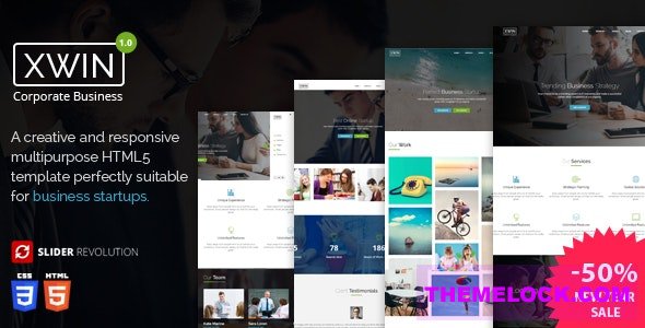 Xwin v1.0 - Corporate Business HTML5
