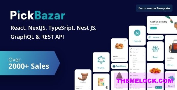 Download PickBazar v6.1.0 – React Ecommerce Template with React Hooks, Next JS, GraphQL & REST API | Free Nulled Scripts