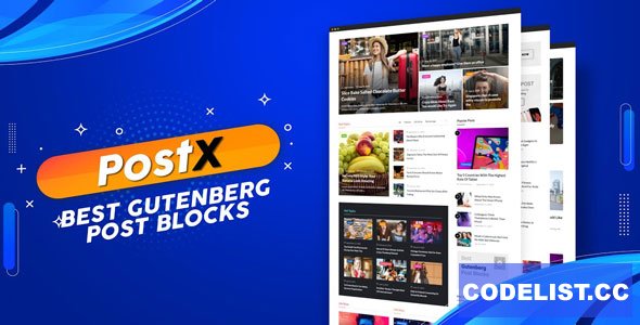 PostX Pro v1.5.7 - Gutenberg Post Blocks