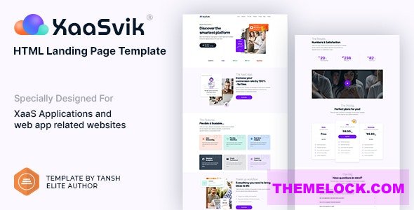 XaaSvik XaaS HTML Landing Page Template v1.0