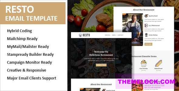 Resto v1.0 - Email Newsletter Template
