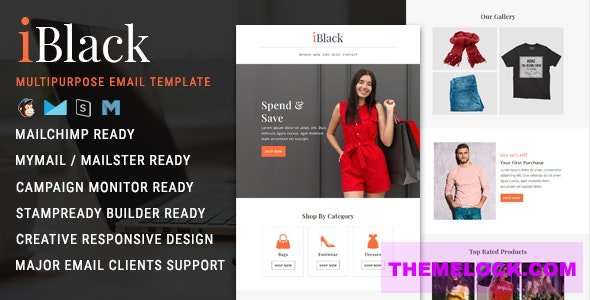 iBlack v1.0 - Black Friday Email Newsletter Template