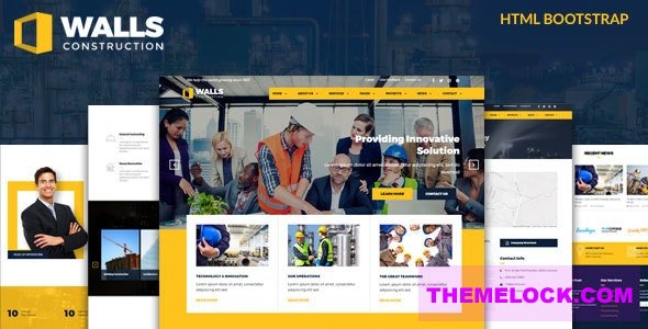 Walls v1.0 - Construction HTML Template