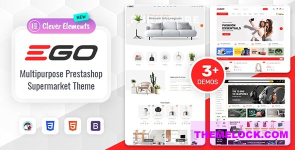 Ego v1.0.0 - Elementor Multipurpose Prestashop 1.7 Theme