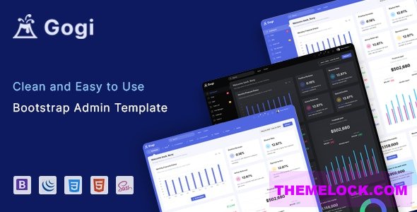 Gogi v1.0 - Bootstrap 4 Admin & Dashboard Template