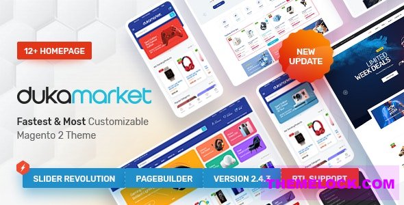 Download Dukamarket v1.2.1 – Multipurpose Responsive Magento 2 Theme | Free Nulled Scripts